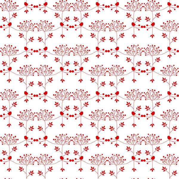 Seamless floral pattern — Stock Vector