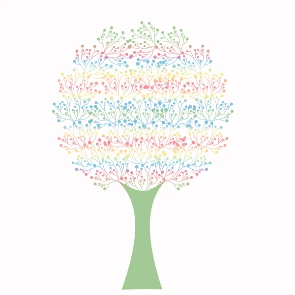 Árbol de arte — Vector de stock