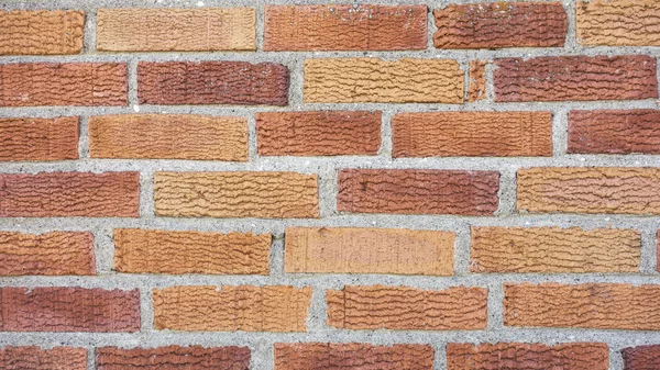 Pared de ladrillos rojos — Foto de Stock