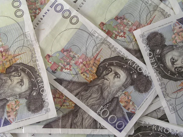 Moneda sueca - 1000 coronas — Foto de Stock