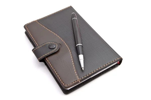 Notebook and Pen Stock Picture