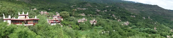 Jiaju wieś tybetańskiego, sichuan, Chiny — Zdjęcie stockowe