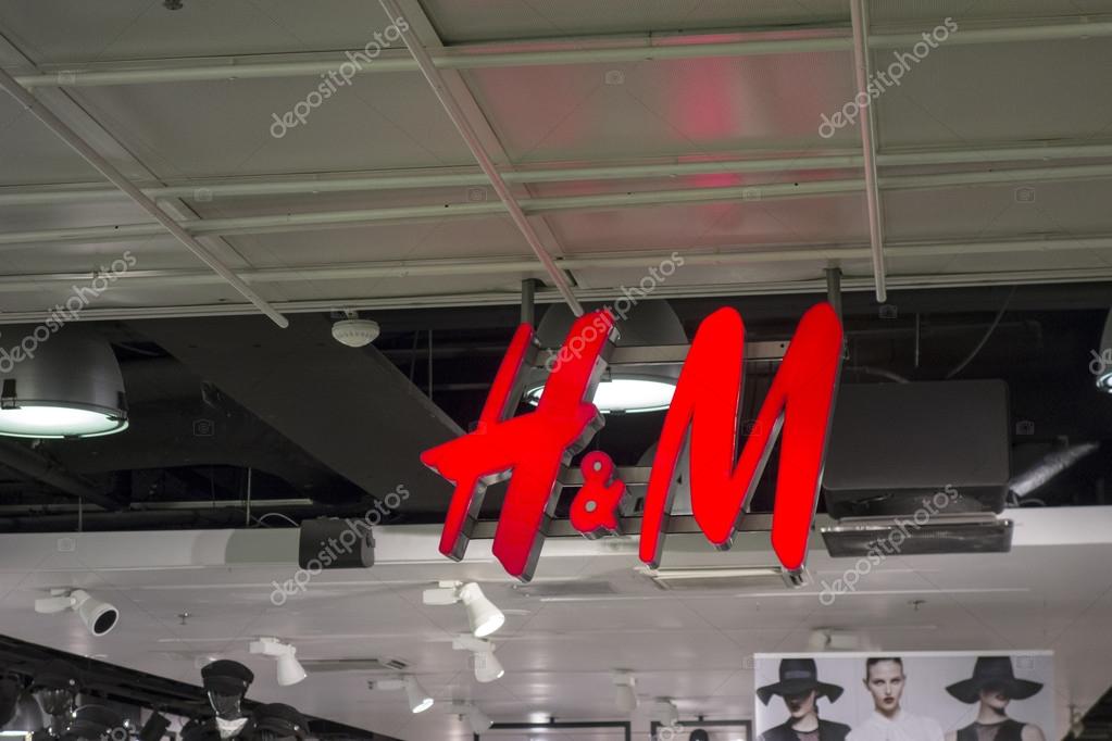 H M Logo And Store Stock Editorial Photo C Ibphoto 33106085