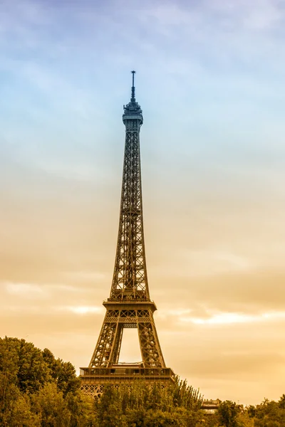 Wieża Eiffel, Paryż, Francja — Zdjęcie stockowe