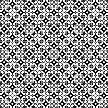 Dikişsiz noktalar ve çiçek arka plan