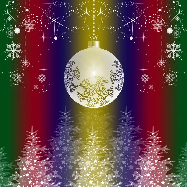 Bonne année et Joyeux Noël — Image vectorielle