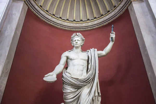 Antik staty av julius caesar, Rom — Stockfoto