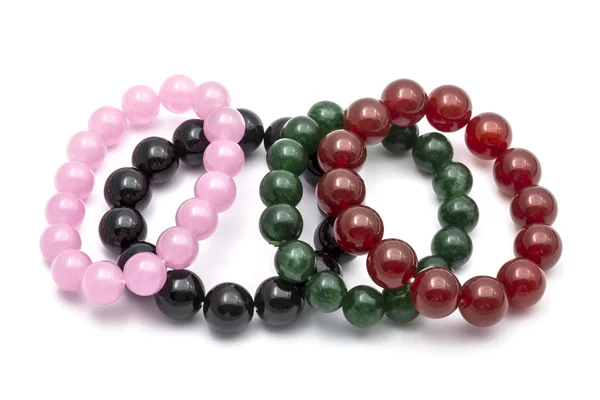 Colorful Bead Bracelets — Stock Photo, Image