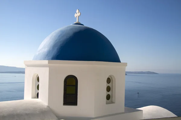 Igreja em oia — Fotografia de Stock