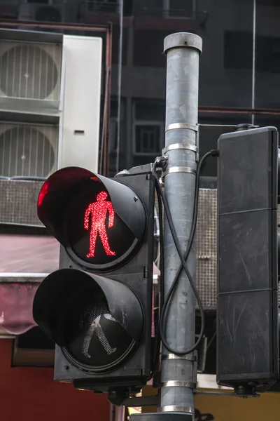 Rote Ampel — Stockfoto