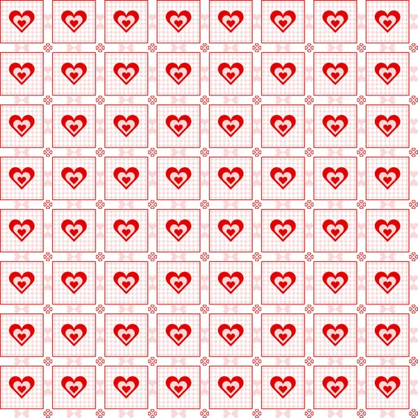Бесшовный рисунок сердца — стоковый вектор