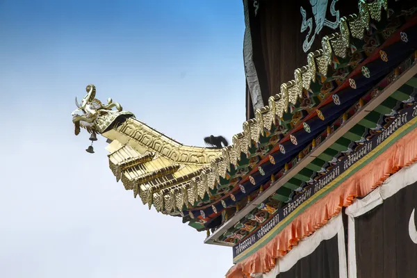 Langmusi chrám, sichuan, Čína — Stock fotografie