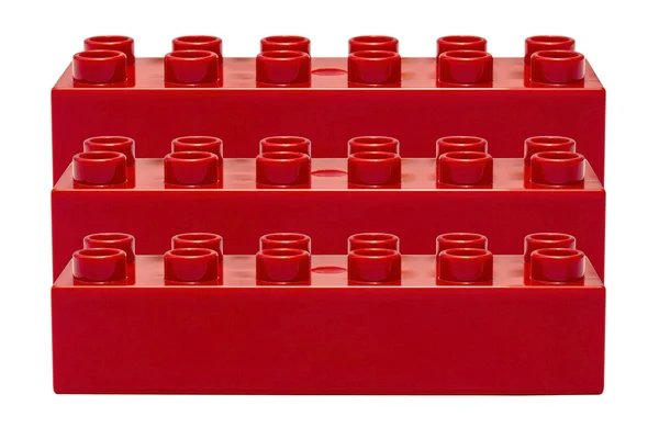 Rote Bausteine — Stockfoto