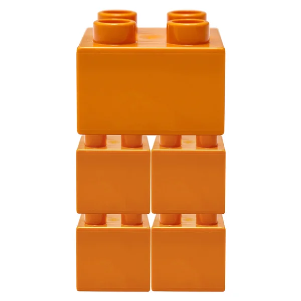 Żółty blok konstrukcyjny — Zdjęcie stockowe