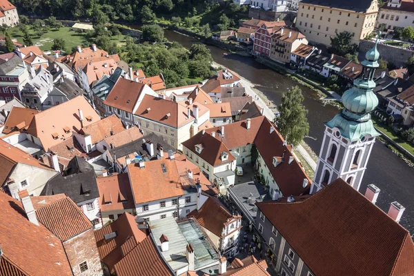 Visa i cesky krumlov, Prag — Stockfoto