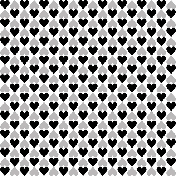 Seamless Hearts Pattern — Stock Vector