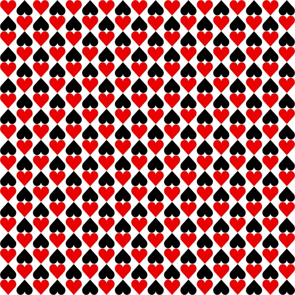 Seamless Hearts Pattern — Stock Vector