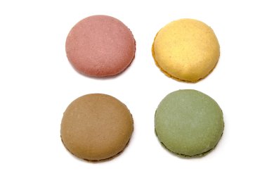 renkli macaroons 