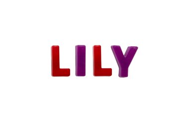 mektup mıknatıslar lily