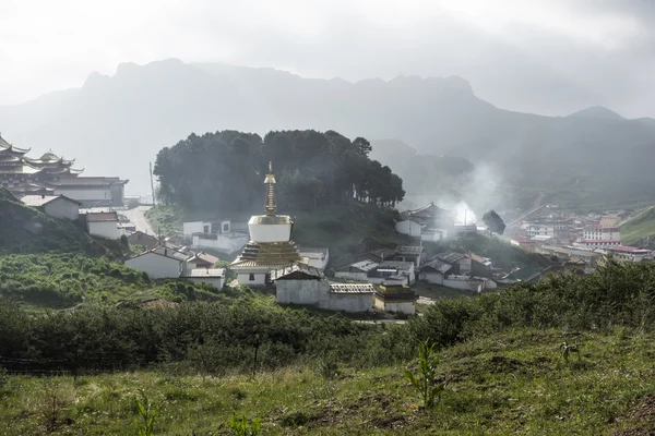 Langmusi, Sichuan, Chiny — Zdjęcie stockowe