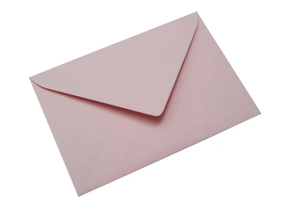 Envelope rosa — Fotografia de Stock