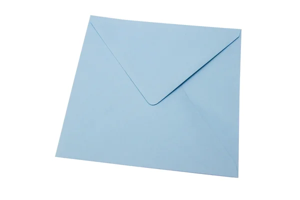 Envelope azul — Fotografia de Stock