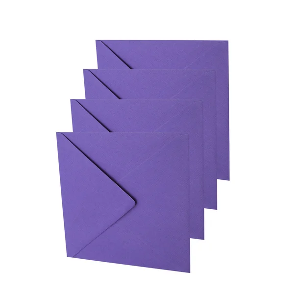 Envelope roxo — Fotografia de Stock