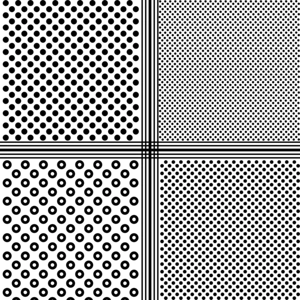 Seamless Dots Pattern — Stock Vector