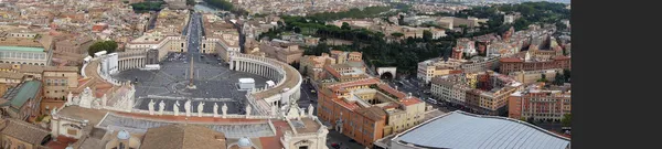 Panorama syn på st peter's square, Rom — Stockfoto