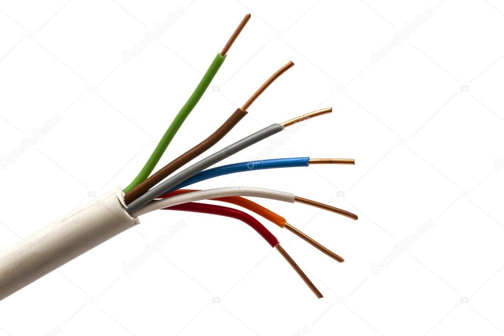 colorful electrical wires