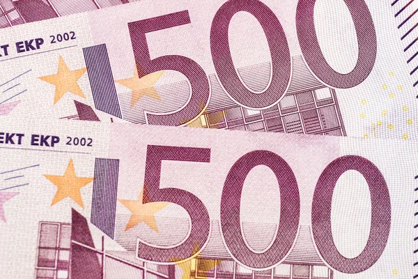 Banknoty 500 euro — Zdjęcie stockowe