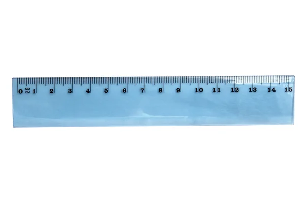 Blue ruler — Stock Photo, Image