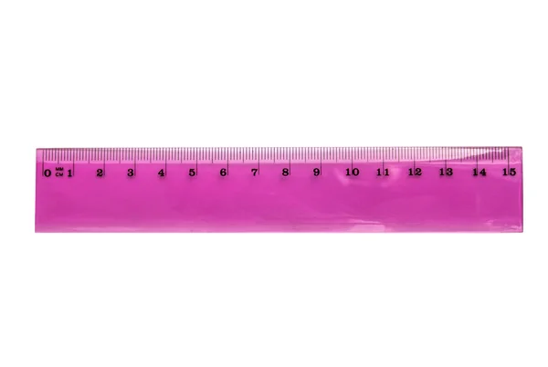 Pink ruler — Stock Photo, Image