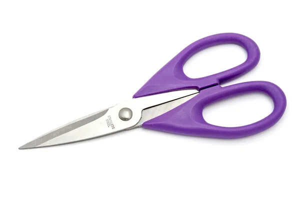 Purple scissors — Stock Photo, Image