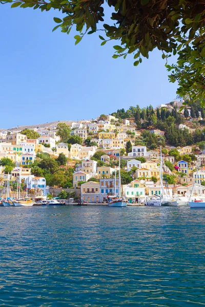 Die Wunderschöne Insel Symi Griechenland — Stockfoto