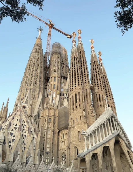 Barcelona Spanje Mei 2022 Sagrada Familia Sagrada Familia Een Grote — Stockfoto