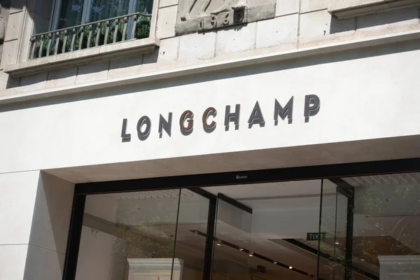Барселона Испания Мая 2022 Года Магазин Longchamp Longchamp Французская Компания — стоковое фото