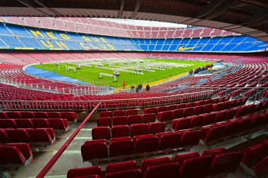 Barcelona, İspanya - december19: camp nou, Futbol Stadyumu clu