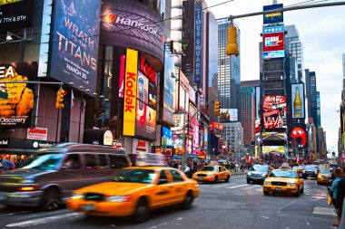 new york şehir -march 25: kare kere, Broadway th ile özellikli