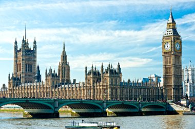 big ben, Parlamento evi ve westminster Köprüsü,