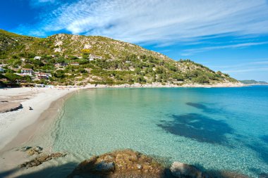 fetovaia beach, elba Adası. İtalya.