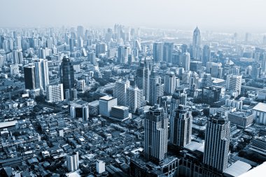 Bangkok manzarası, Tayland.
