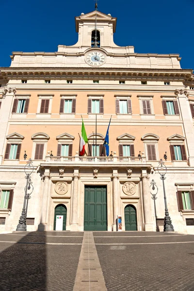 Montecitorio palace, rome, Italië. — Stockfoto