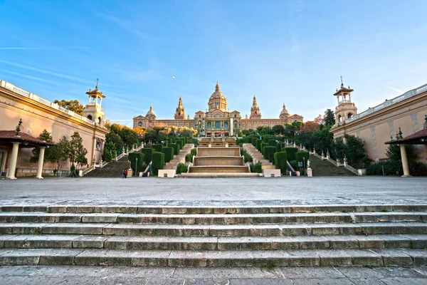 O MNAC, Museu Nacional d 'Art de catalunya, Barcelona, Espanha . — Fotografia de Stock