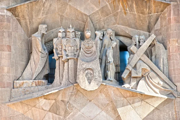 BARCELONA, ESPANHA - 14 DE DEZEMBRO: La Sagrada Familia - impressiona — Fotografia de Stock
