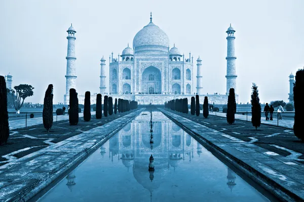 Taj mahal, agra, indien. — Stockfoto