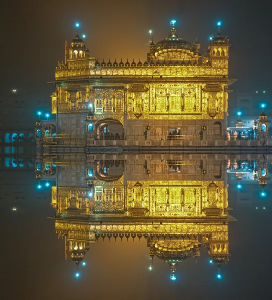 Temple d'or à Amritsar, Punjab, Inde. — Photo