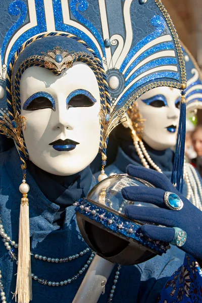 Βενετία - 05 Μαρτίου: συμμετέχων στο καρναβάλι της Βενετίας, μια ann — Φωτογραφία Αρχείου