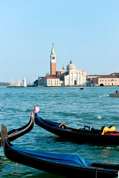 Wenecja, widok san giorgio Maggiore z san marco. — Zdjęcie stockowe