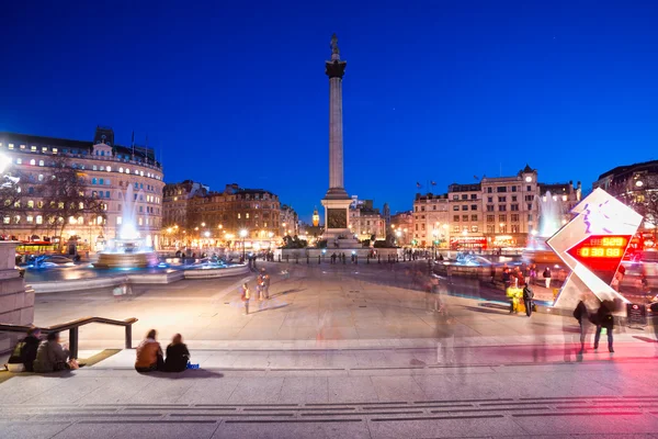 大笨钟，视图从特拉法加广场，伦敦，英国. — 图库照片